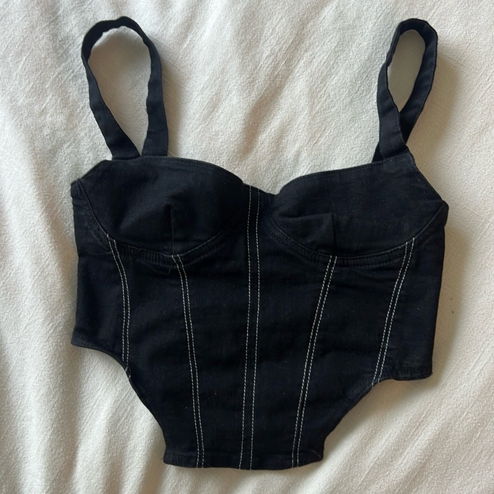 ZARA Denim Top